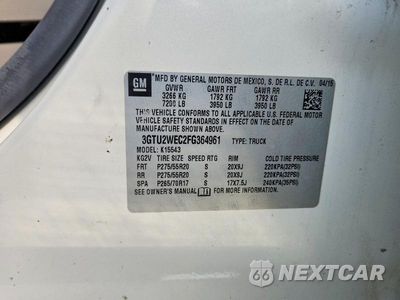 Zdjęcie 12 z 12 samochodu: 2015 GMC SIERRA K1500 DENALI VIN:3GTU2WEC2FG364961 - miniatura