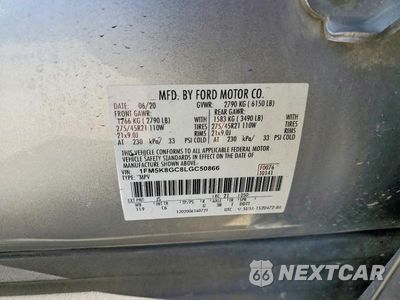Zdjęcie 13 z 13 samochodu: 2020 FORD EXPLORER ST VIN:1FM5K8GC8LGC50866 - miniatura