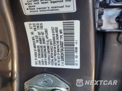 Zdjęcie 13 z 13 samochodu: 2010 HONDA CR-V EXL VIN:5J6RE3H75AL043027 - miniatura