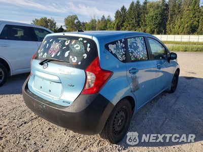 Trzecie zdjęcie samochodu z tyłu: 2014 NISSAN VERSA NOTE SV VIN:3N1CE2CP0EL398794 - miniatura