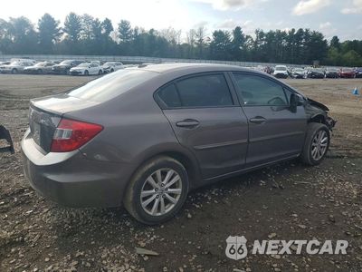 Trzecie zdjęcie samochodu z tyłu: 2012 HONDA CIVIC EXL VIN:19XFB2F97CE057006 - miniatura