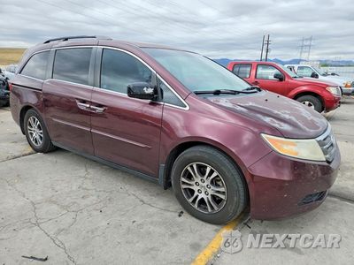Czwarte zdjęcie samochodu z boku: 2011 HONDA ODYSSEY EXL VIN:5FNRL5H61BB083897 - miniatura