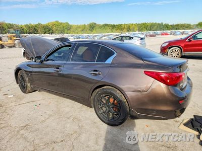 Drugie zdjęcie samochodu z przodu: 2014 INFINITI Q50 PREMIUM VIN:JN1BV7AR0EM697172 - miniatura