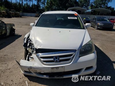 Piąte zdjęcie samochodu w środku: 2007 HONDA ODYSSEY EX VIN:5FNRL38437B054783 - miniatura