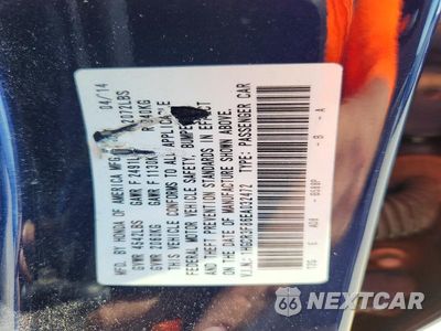 Zdjęcie 13 z 13 samochodu: 2014 HONDA ACCORD EXL VIN:1HGCR3F86EA032472 - miniatura