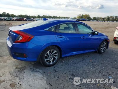 Trzecie zdjęcie samochodu z tyłu: 2018 HONDA CIVIC EX VIN:2HGFC2F78JH508328 - miniatura