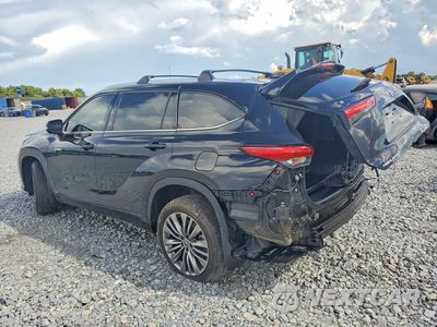 Drugie zdjęcie samochodu z przodu: 2021 TOYOTA HIGHLANDER HYBRID PLATINUM VIN:5TDEBRCH4MS030532 - miniatura