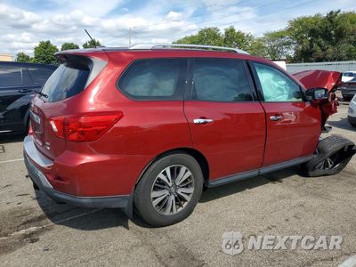 Trzecie zdjęcie samochodu z tyłu: 2017 NISSAN PATHFINDER SV VIN:5N1DR2MM0HC659251 - miniatura