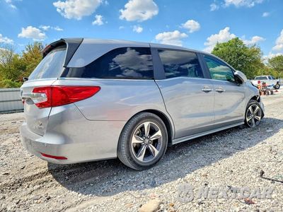 Trzecie zdjęcie samochodu z tyłu: 2019 HONDA ODYSSEY TOURING VIN:5FNRL6H82KB029516 - miniatura