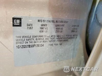 Zdjęcie 13 z 13 samochodu: 2008 CHEVROLET MALIBU LS VIN:1G1ZG57B98F176134 - miniatura