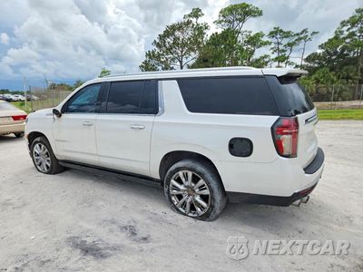 Drugie zdjęcie samochodu z przodu: 2021 CHEVROLET SUBURBAN K1500 HIGH COUNTRY VIN:1GNSKGKL9MR209264 - miniatura