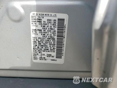 Zdjęcie 12 z 12 samochodu: 2020 NISSAN ROGUE SV VIN:JN8AT2MT2LW016184 - miniatura