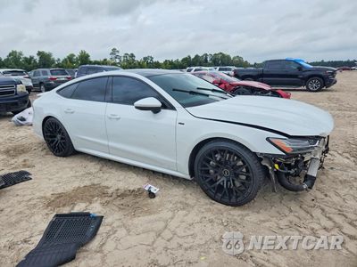 Czwarte zdjęcie samochodu z boku: 2021 AUDI A7 PREMIUM PLUS S-LINE VIN:WAUU2AF27MN103643 - miniatura