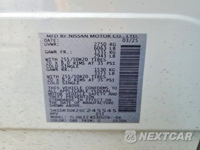 Zdjęcie 13 z 13 samochodu: 2025 NISSAN PATHFINDER PLATINUM VIN:5N1DR3DK2SC245545 - miniatura