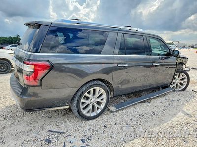 Trzecie zdjęcie samochodu z tyłu: 2019 FORD EXPEDITION MAX PLATINUM VIN:1FMJK1LT0KEA65197 - miniatura