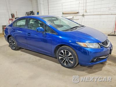 Czwarte zdjęcie samochodu z boku: 2013 HONDA CIVIC EXL VIN:19XFB2F9XDE084296 - miniatura