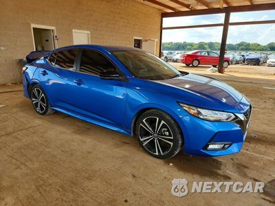 Czwarte zdjęcie samochodu z boku: 2021 NISSAN SENTRA SR VIN:3N1AB8DV9MY247907 - miniatura