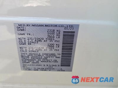 Zdjęcie 13 z 13 samochodu: 2023 NISSAN MURANO SL VIN:5N1AZ2CJ0PC135963 - miniatura