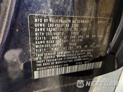 Zdjęcie 12 z 12 samochodu: 2016 VOLKSWAGEN TIGUAN S VIN:WVGAV7AX9GW581009 - miniatura