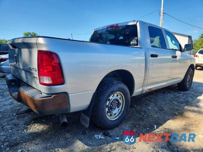 Trzecie zdjęcie samochodu z tyłu: 2012 DODGE RAM 1500 ST VIN:1C6RD7KP6CS116978 - miniatura