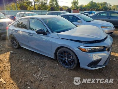 Czwarte zdjęcie samochodu z boku: 2024 HONDA CIVIC SPORT VIN:2HGFE2F58RH540474 - miniatura