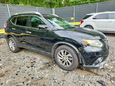 Czwarte zdjęcie samochodu z boku: 2014 NISSAN ROGUE SL VIN:5N1AT2MV9EC759938 - miniatura