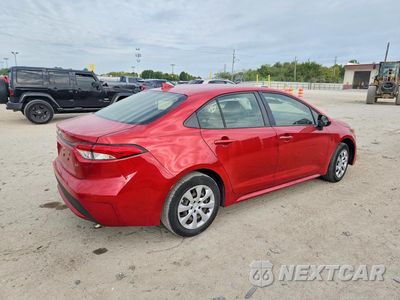 Trzecie zdjęcie samochodu z tyłu: 2021 TOYOTA COROLLA LE VIN:JTDEPMAE0MJ155098 - miniatura