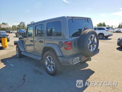 Drugie zdjęcie samochodu z przodu: 2019 JEEP WRANGLER UNLIMITED SAHARA VIN:1C4HJXEG9KW570948 - miniatura