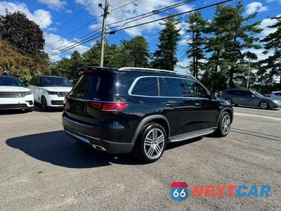 Trzecie zdjęcie samochodu z tyłu: 2020 MERCEDES-BENZ GLS 450 4MATIC VIN:4JGFF5KE1LA293464 - miniatura