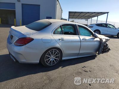 Trzecie zdjęcie samochodu z tyłu: 2020 MERCEDES-BENZ C 63 AMG VIN:55SWF8GB4LU329660 - miniatura