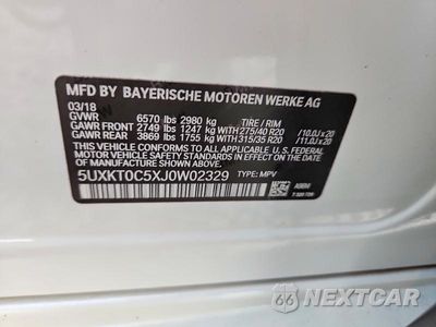 Zdjęcie 13 z 13 samochodu: 2018 BMW X5 XDR40E VIN:5UXKT0C5XJ0W02329 - miniatura