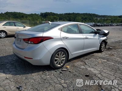 Trzecie zdjęcie samochodu z tyłu: 2014 HYUNDAI ELANTRA SE VIN:5NPDH4AE8EH525006 - miniatura