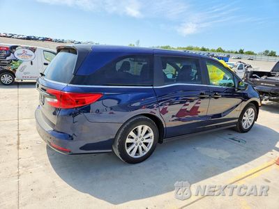Trzecie zdjęcie samochodu z tyłu: 2021 HONDA ODYSSEY LX VIN:5FNRL6H2XMB001462 - miniatura