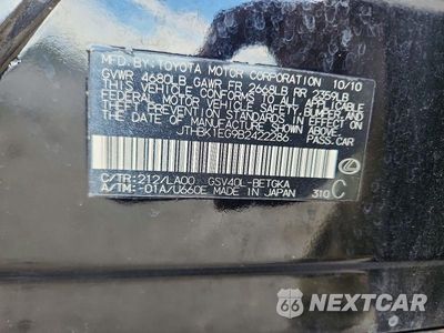 Zdjęcie 12 z 12 samochodu: 2011 LEXUS ES 350 VIN:JTHBK1EG9B2422286 - miniatura