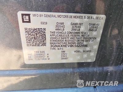 Zdjęcie 13 z 13 samochodu: 2019 CHEVROLET EQUINOX LS VIN:3GNAXHEV8KS622996 - miniatura