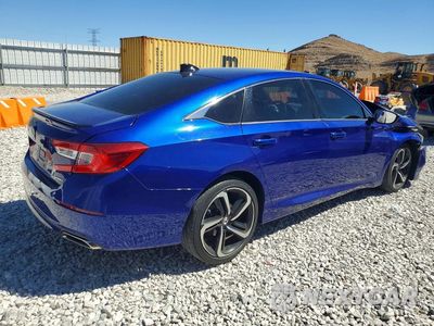 Trzecie zdjęcie samochodu z tyłu: 2022 HONDA ACCORD SPORT VIN:1HGCV1F39NA019249 - miniatura