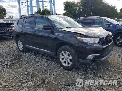 Czwarte zdjęcie samochodu z boku: 2013 TOYOTA HIGHLANDER SE VIN:5TDBK3EH2DS275178 - miniatura