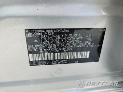 Zdjęcie 12 z 12 samochodu: 2010 TOYOTA RAV4 BASE VIN:JTMZF4DV1AD029391 - miniatura