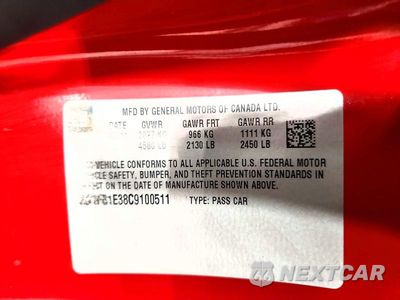 Zdjęcie 13 z 13 samochodu: 2012 CHEVROLET CAMARO LT VIN:2G1FB1E38C9100511 - miniatura