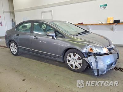 Czwarte zdjęcie samochodu z boku: 2010 HONDA CIVIC LX VIN:19XFA1F58AE037645 - miniatura