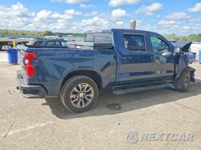 Trzecie zdjęcie samochodu z tyłu: 2019 CHEVROLET SILVERADO K1500 RST VIN:1GCUYEED1KZ191588 - miniatura