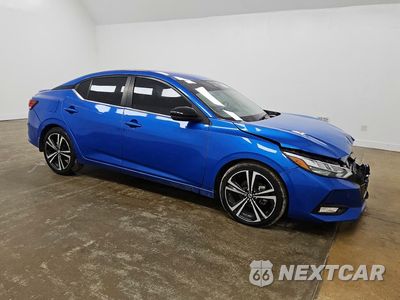 Czwarte zdjęcie samochodu z boku: 2022 NISSAN SENTRA SR VIN:3N1AB8DV7NY299621 - miniatura