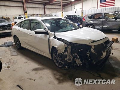 Czwarte zdjęcie samochodu z boku: 2019 HONDA CIVIC EX VIN:19XFC1F3XKE205201 - miniatura