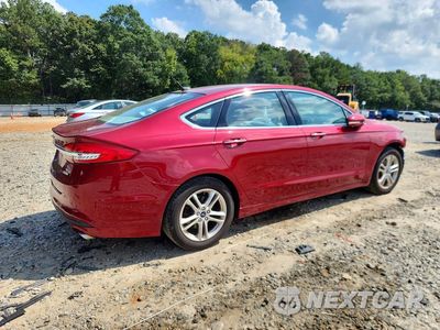 Trzecie zdjęcie samochodu z tyłu: 2018 FORD FUSION SE VIN:3FA6P0HD7JR228887 - miniatura