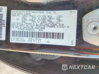 Zdjęcie 12 z 12 samochodu: 2013 TOYOTA TUNDRA DOUBLE CAB SR5 VIN:5TFRM5F10DX052315 - miniatura
