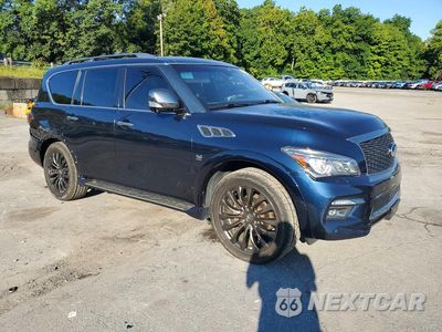 Czwarte zdjęcie samochodu z boku: 2017 INFINITI QX80 LIMITED VIN:JN8AZ2NE5H9154600 - miniatura
