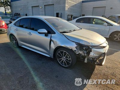 Czwarte zdjęcie samochodu z boku: 2020 TOYOTA COROLLA LE VIN:JTDEPRAE1LJ052736 - miniatura