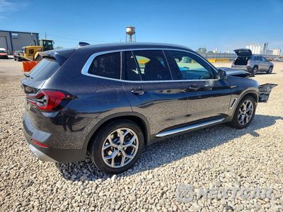 Trzecie zdjęcie samochodu z tyłu: 2022 BMW X3 XDRIVE30I VIN:5UX53DP05N9J11591 - miniatura