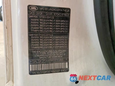 Zdjęcie 13 z 13 samochodu: 2008 LAND ROVER RANGE ROVER SPORT HSE VIN:SALSK25448A171066 - miniatura