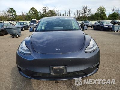 Piąte zdjęcie samochodu w środku: 2021 TESLA MODEL Y VIN:5YJYGDEE9MF071067 - miniatura